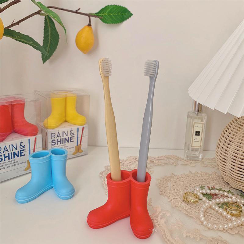 Suport pentru periuțe de dinți din oțel inoxidabil — montaj fără găuri, design vertical, pachet de 500 bucăți