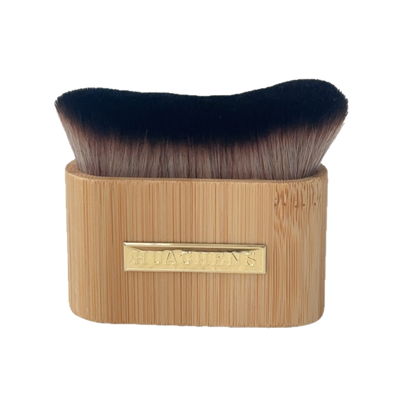 Perie pentru praf de manichiură cu mâner scurt, peri ondulate flexibile pentru curățare