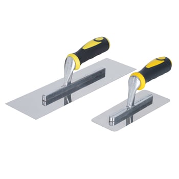 Jiulong rozsdamentes acél glettvágó készlet — sík penge, gletteléshez és belső dekorációhoz