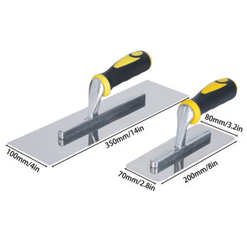 Jiulong rozsdamentes acél glettvágó készlet — sík penge, gletteléshez és belső dekorációhoz