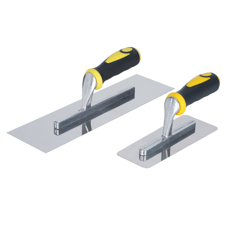 Jiulong rozsdamentes acél glettvágó készlet — sík penge, gletteléshez és belső dekorációhoz