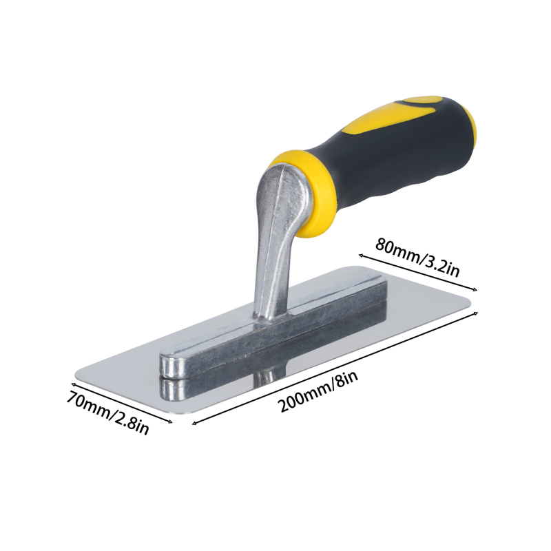 Jiulong rozsdamentes acél glettvágó készlet — sík penge, gletteléshez és belső dekorációhoz