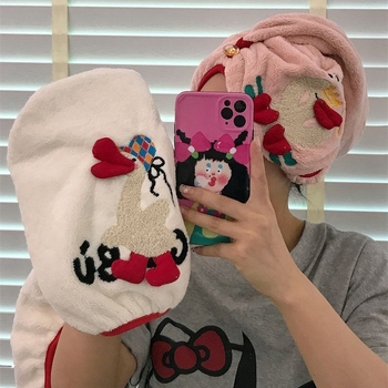 Pălărie pentru uscat părul (Viscoză, Fir 150d, Greutate sub 30 g, Proces de țesut cu șase fire)