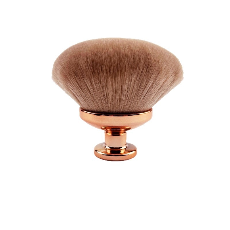 Βούρτσα πούδρας με συνθετικές τρίχες και πλαστική λαβή — 1 τεμάχιο, μάρκα He yi