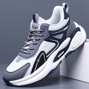 Pantofi sport casual pentru bărbați, cu partea superioară din țesătură spălată, șireturi, talpă plată, vară