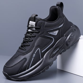 Pantofi sport casual pentru bărbați, cu partea superioară din țesătură spălată, șireturi, talpă plată, vară