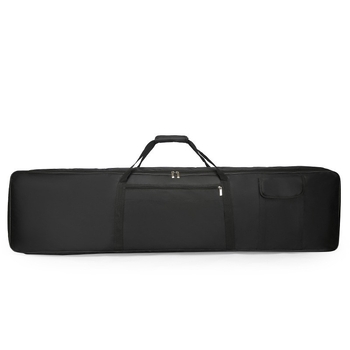 Vízálló elektromos billentyűtáska 61/76/88 billentyűkhöz, külső Oxford anyag, belső poliészter bélés, görbült vállpánt