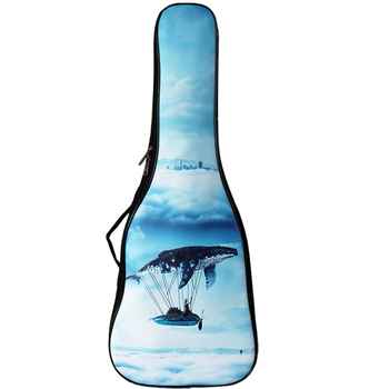 Τσάντα ουκουλέλε με δέρμα PU και μεταξωτή επένδυση, μοντέλο B19D, στυλ σακίδιο