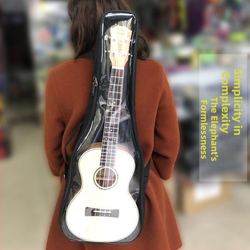 Τσάντα ουκουλέλε με δέρμα PU και μεταξωτή επένδυση, μοντέλο B19D, στυλ σακίδιο