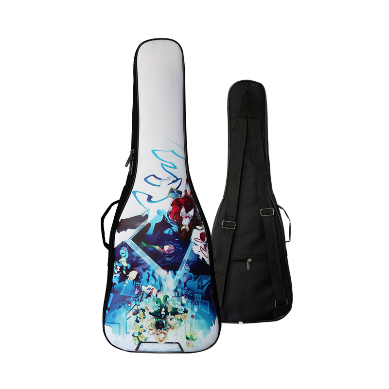 Τσάντα ουκουλέλε με δέρμα PU και μεταξωτή επένδυση, μοντέλο B19D, στυλ σακίδιο