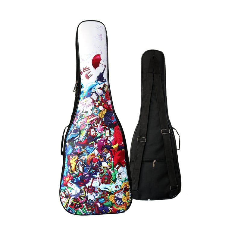 Τσάντα ουκουλέλε με δέρμα PU και μεταξωτή επένδυση, μοντέλο B19D, στυλ σακίδιο