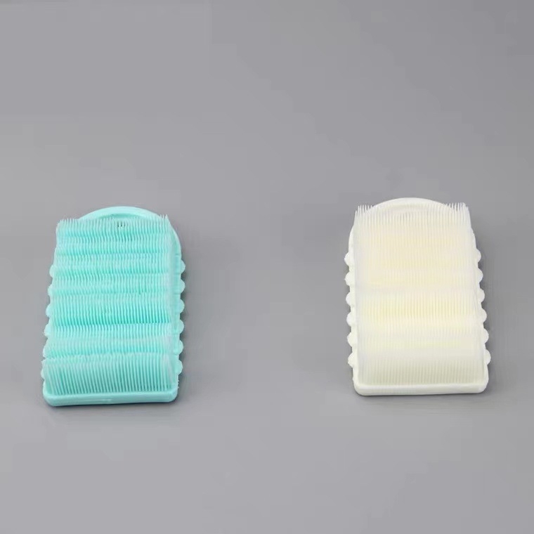 AISEN Perie flexibilă moale Gap Brush pentru curățarea spațiilor dintre unghii – PP/Nylon, 160 buc., Ambalaj individual