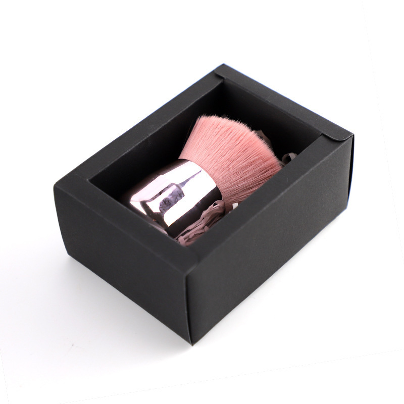 Πινέλο μακιγιάζ με συνθετικές τρίχες, πλαστική λαβή, τσάντα, μονή συσκευασία