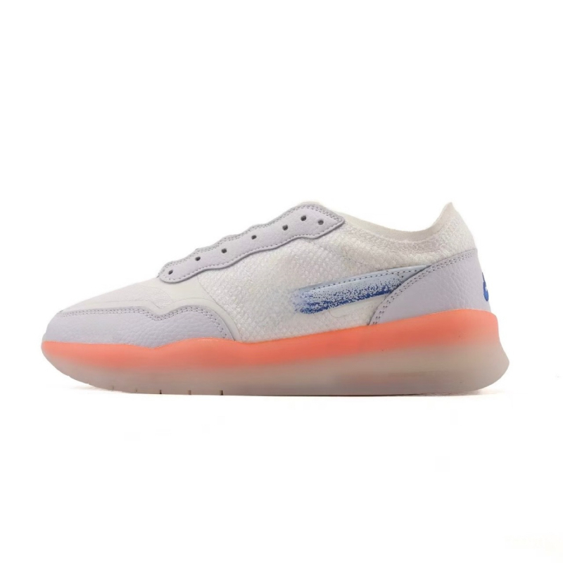 Adidași casual unisex cu partea superioară din piele și plasă, șireturi, vârf rotund, talpă din cauciuc, branț EVA