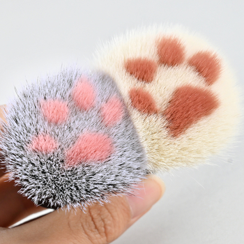 Πινέλο πούδρας – Znybeauty/zonya, συνθετικές ίνες, αλουμινένιο κοντάρι, φορητό, μονή συσκευασία σε OPP σακουλάκι