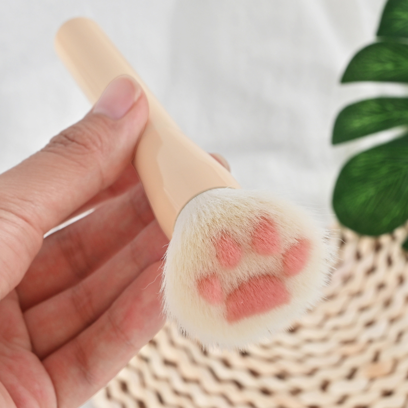 Πινέλο πούδρας – Znybeauty/zonya, συνθετικές ίνες, αλουμινένιο κοντάρι, φορητό, μονή συσκευασία σε OPP σακουλάκι