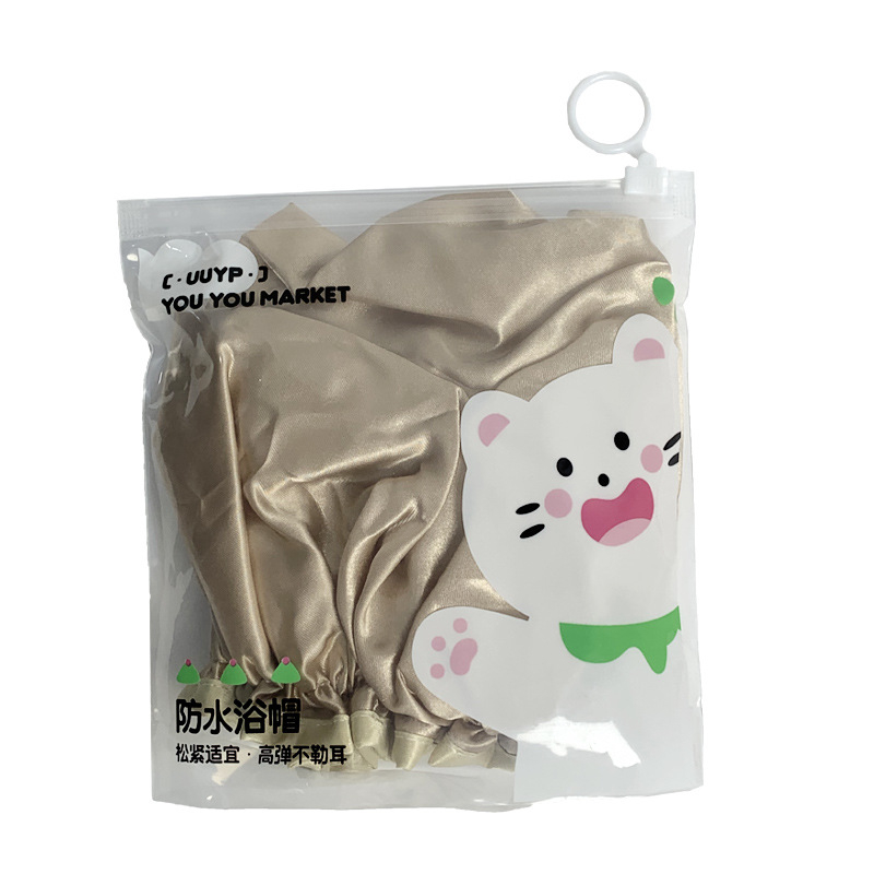 EVA kapa za tuširanje za odrasle, višekratna upotreba, crtani stil, tisak logotipa dostupan, težina 50 g