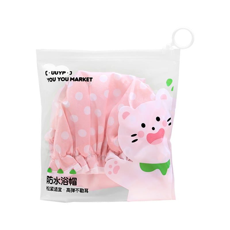 EVA kapa za tuširanje za odrasle, višekratna upotreba, crtani stil, tisak logotipa dostupan, težina 50 g