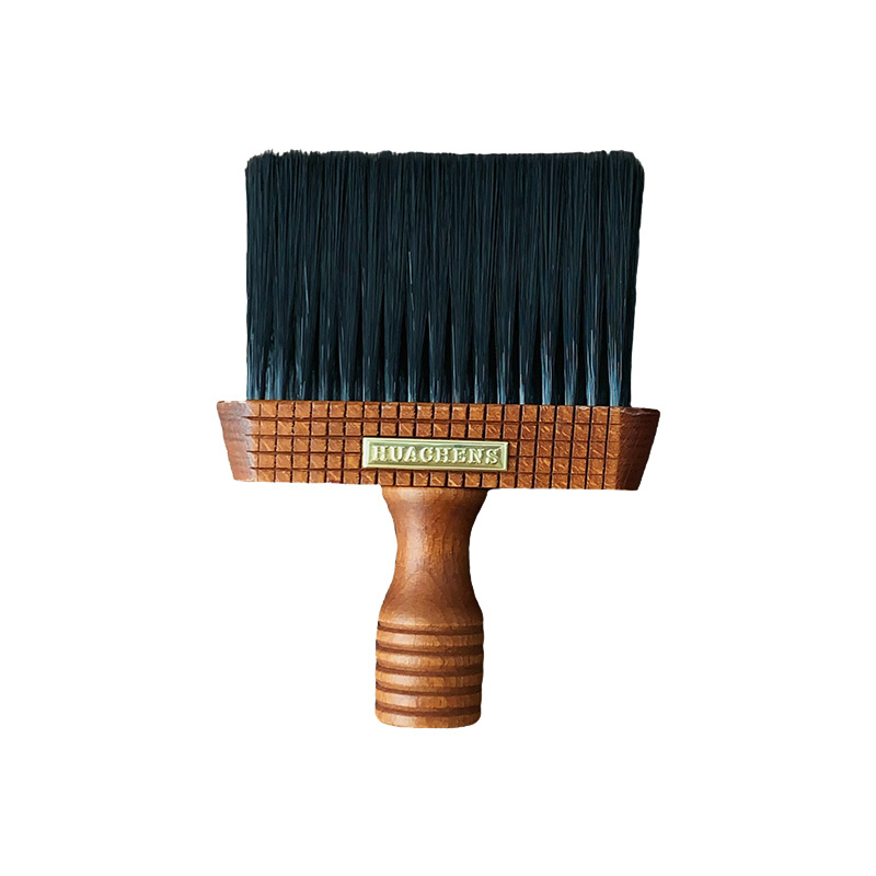 Perie de praf pentru manichiură din lemn de santal, perie pătrată de birou pentru curățare cu peri moi, instrument de îndepărtare a prafului, conținut net 120