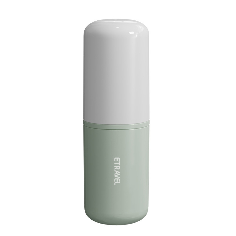 Suport pentru periuțe de dinți pentru călătorii — plastic, stil Nordic, set cu pahar de clătire, pahar pentru pastă de dinți și cutie de depozitare din trei piese