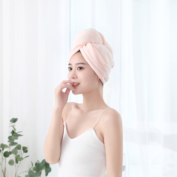 Šal za sušenje kose od fleesa, mekan i udoban, 150D pređa, obična tkanina, 80-99 g