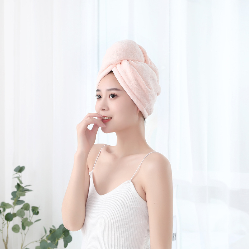 Šal za sušenje kose od fleesa, mekan i udoban, 150D pređa, obična tkanina, 80-99 g