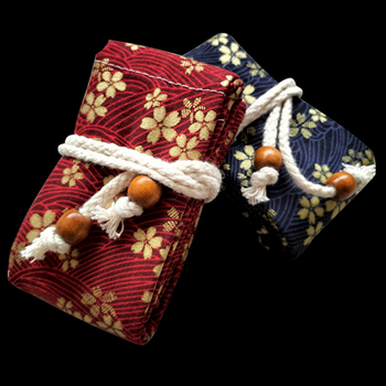 Τσαντάκι φλάουτου από βαμβάκι με επένδυση βελούδου (mercerized), ζωικό μοτίβο, διαπνέουσα και ελαφριά