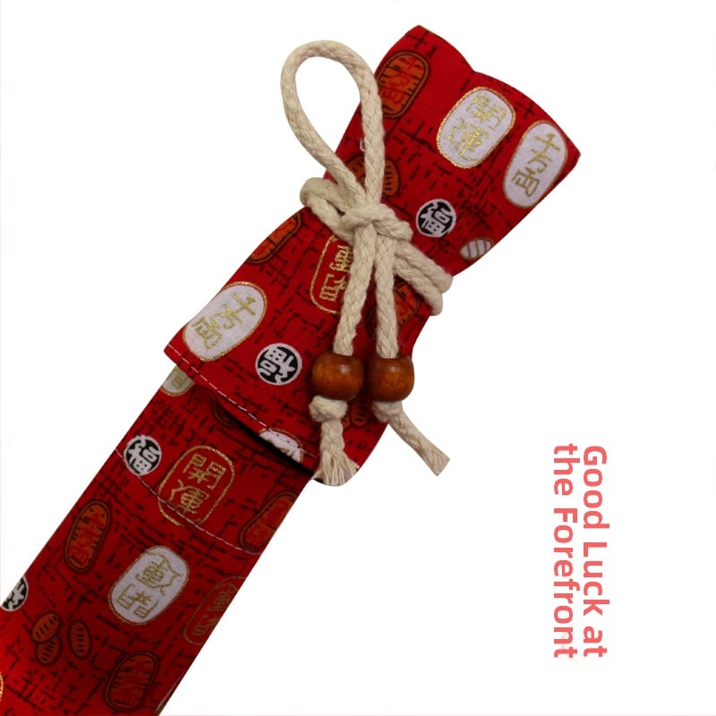 Τσαντάκι φλάουτου από βαμβάκι με επένδυση βελούδου (mercerized), ζωικό μοτίβο, διαπνέουσα και ελαφριά