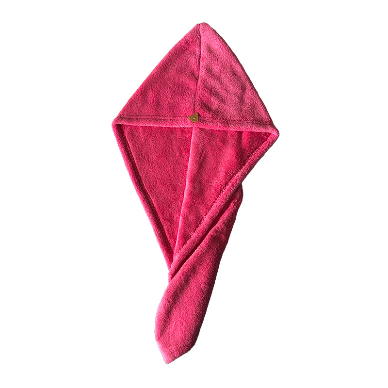 Kapica za sušenje kose od koralnog pliša, superapsorbirajuća i brzo suši, 100–119 g, šiveno - The Joyful Show