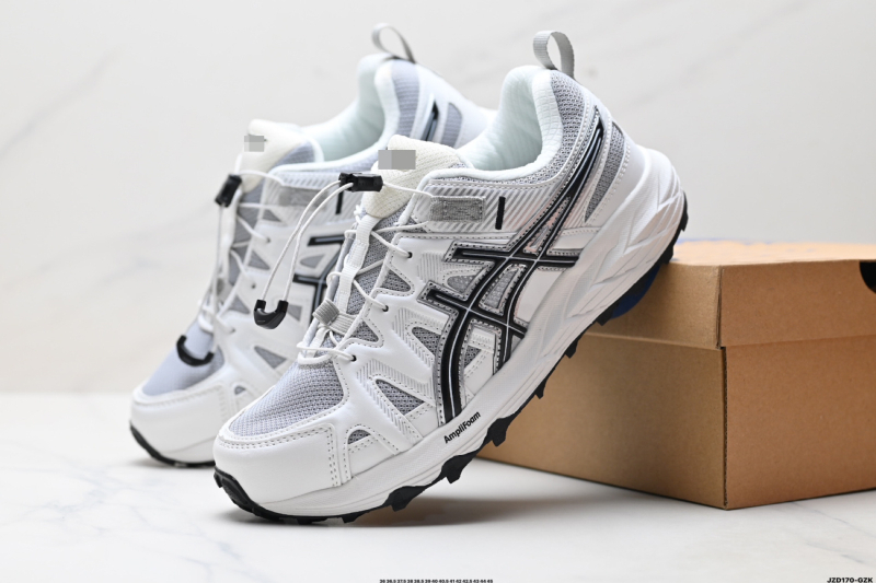 GEL-Sonoma uniszex futócipő kültéri túrákhoz, textil felsőrész, gumi talp, fűzős zárás