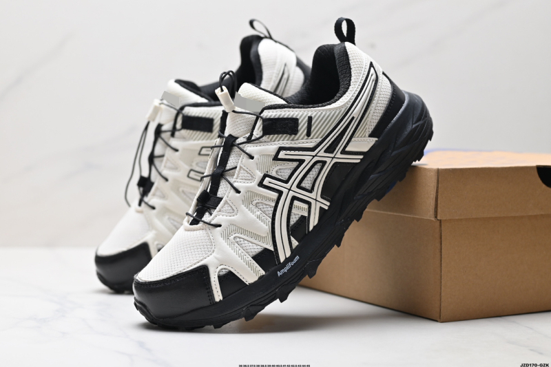 GEL-Sonoma uniszex futócipő kültéri túrákhoz, textil felsőrész, gumi talp, fűzős zárás