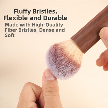 Sminkecset porhoz, szintetikus szálak, műanyag nyél, modell 225, laza púderhez