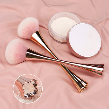 Perie pentru praf de unghii cu design patru foi de trifoi, vârf moale rotund, OEM POTIYA, origine Guangdong