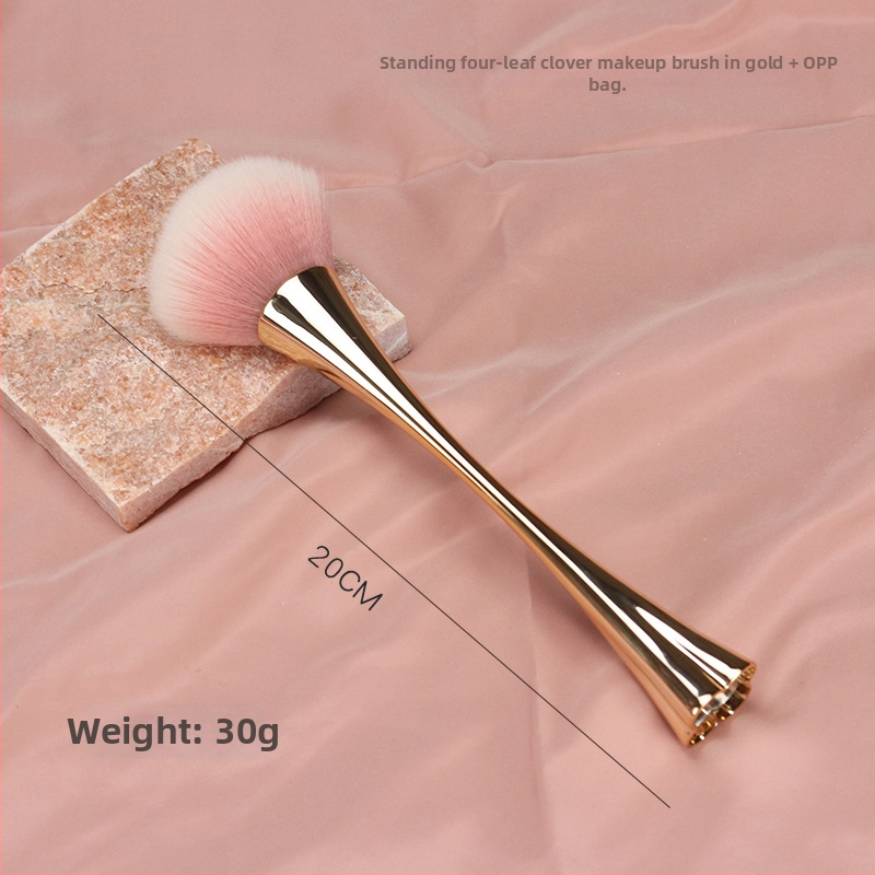 Štetec na prach na nechty s motívom štyroch listov, mäkká guľatá hlava, OEM POTIYA, pôvod Guangdong