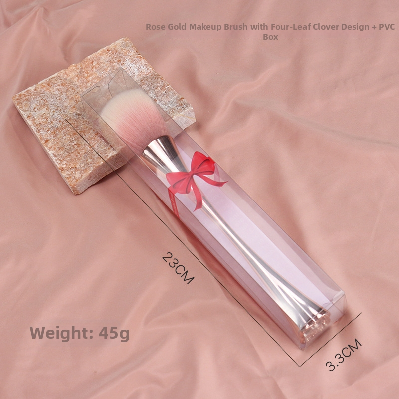 Štetec na prach na nechty s motívom štyroch listov, mäkká guľatá hlava, OEM POTIYA, pôvod Guangdong