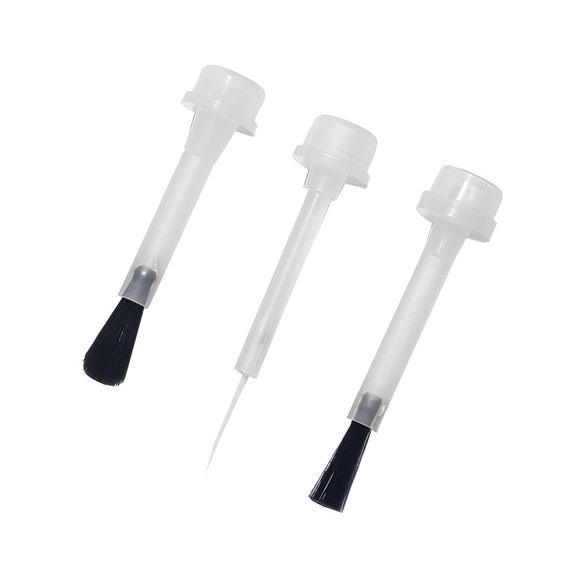 Set za zamjenu četkica za nokte s lukom fan glavom i ravnom glavom – profesionalni alati za manikuru, branda Chusha, 1 kom