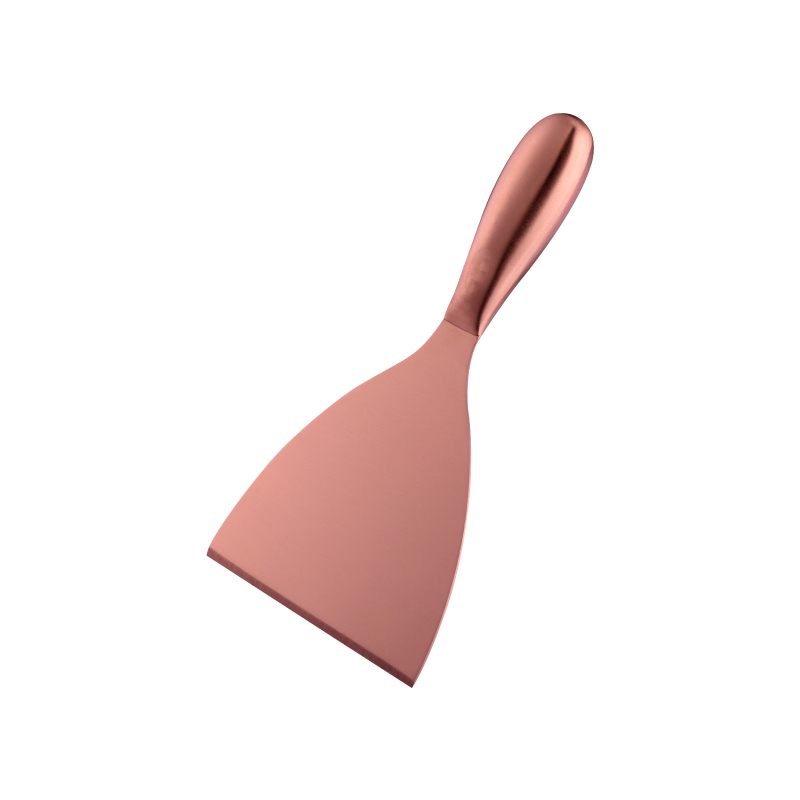 Unealtă de bucătărie din oțel inoxidabil cu spatulă și racletă pentru carne și clătite, racletă pentru grăsime, curățător de fum, îndepărtare a gheții