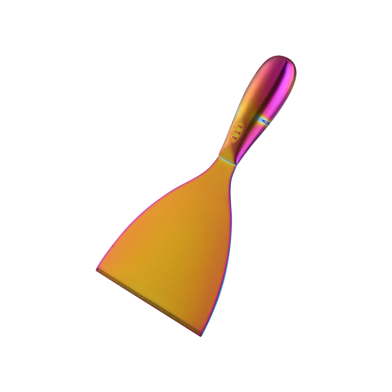 Unealtă de bucătărie din oțel inoxidabil cu spatulă și racletă pentru carne și clătite, racletă pentru grăsime, curățător de fum, îndepărtare a gheții