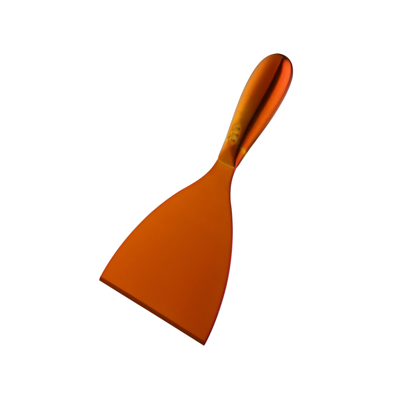 Unealtă de bucătărie din oțel inoxidabil cu spatulă și racletă pentru carne și clătite, racletă pentru grăsime, curățător de fum, îndepărtare a gheții