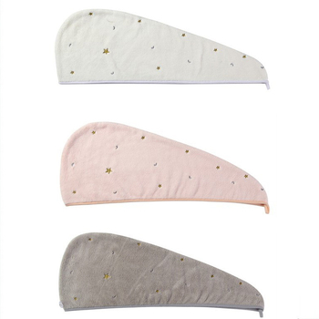 Išivana kapa za sušenje kose od koralnog fleecea, 50-79 g