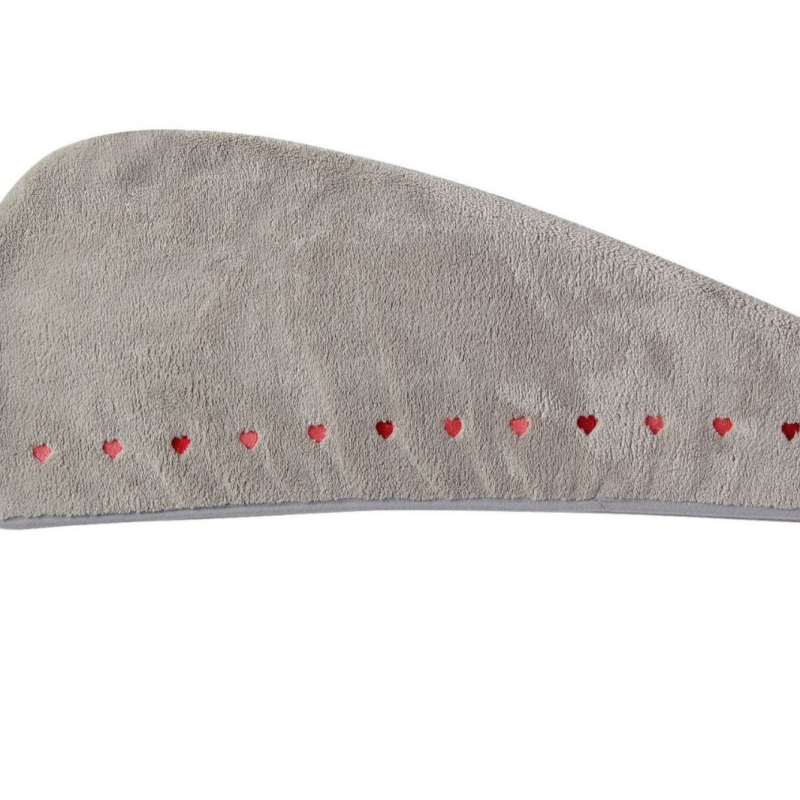 Išivana kapa za sušenje kose od koralnog fleecea, 50-79 g