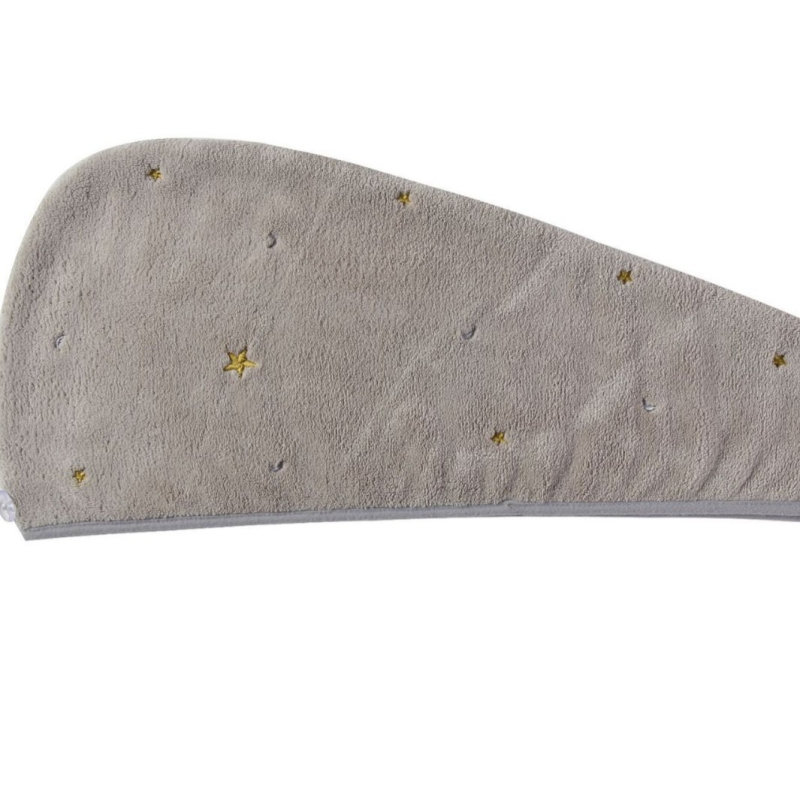 Išivana kapa za sušenje kose od koralnog fleecea, 50-79 g