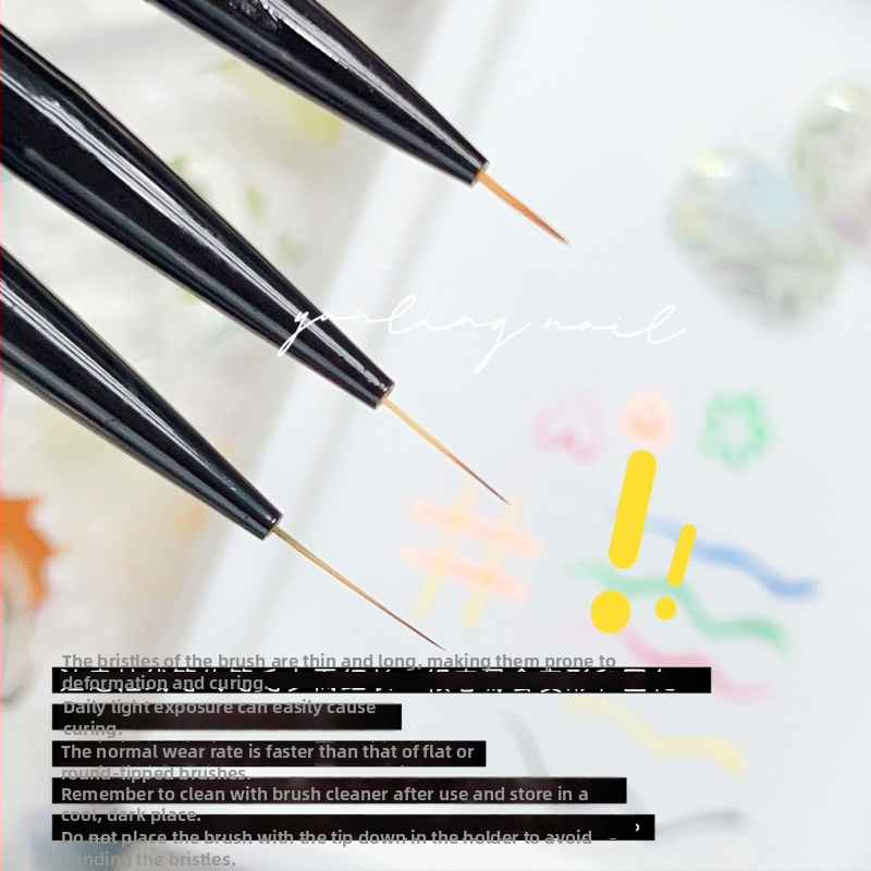Pensulă pentru designul unghiilor Swallowling, marcă autohtonă, fără import