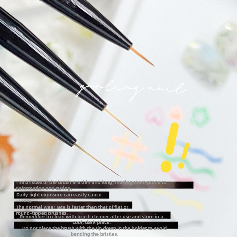 Pensulă pentru designul unghiilor Swallowling, marcă autohtonă, fără import
