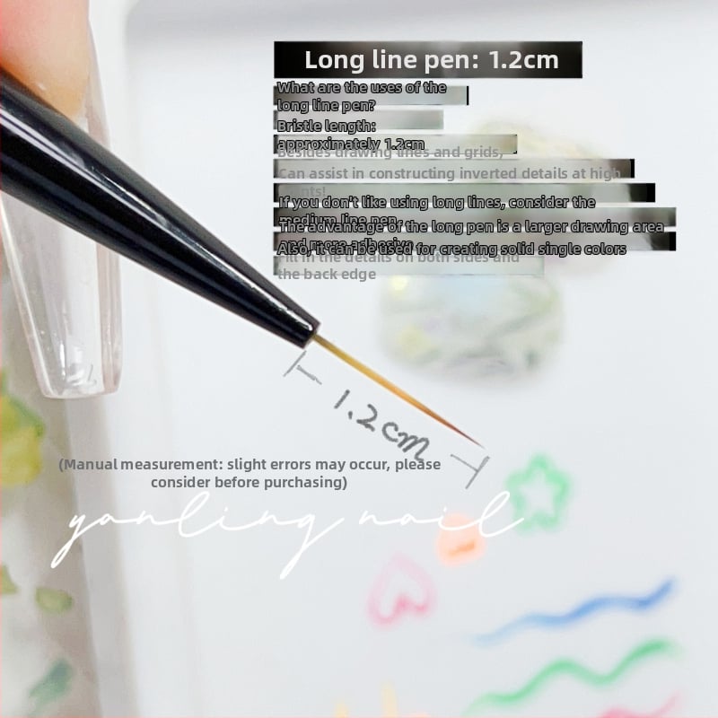 Pensulă pentru designul unghiilor Swallowling, marcă autohtonă, fără import