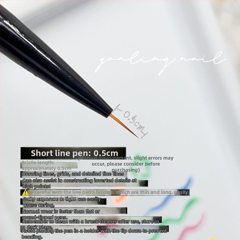 Pensulă pentru designul unghiilor Swallowling, marcă autohtonă, fără import