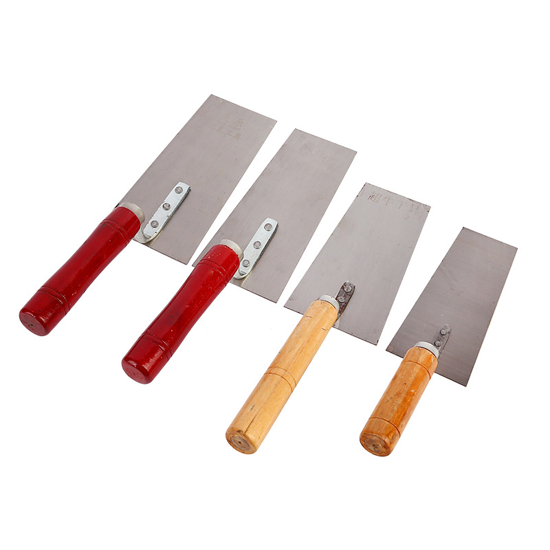 Špatula za žbukanje s drvenom drškom, debeli dizajn, za zidanje i postavljanje pločica, brend Moxuan