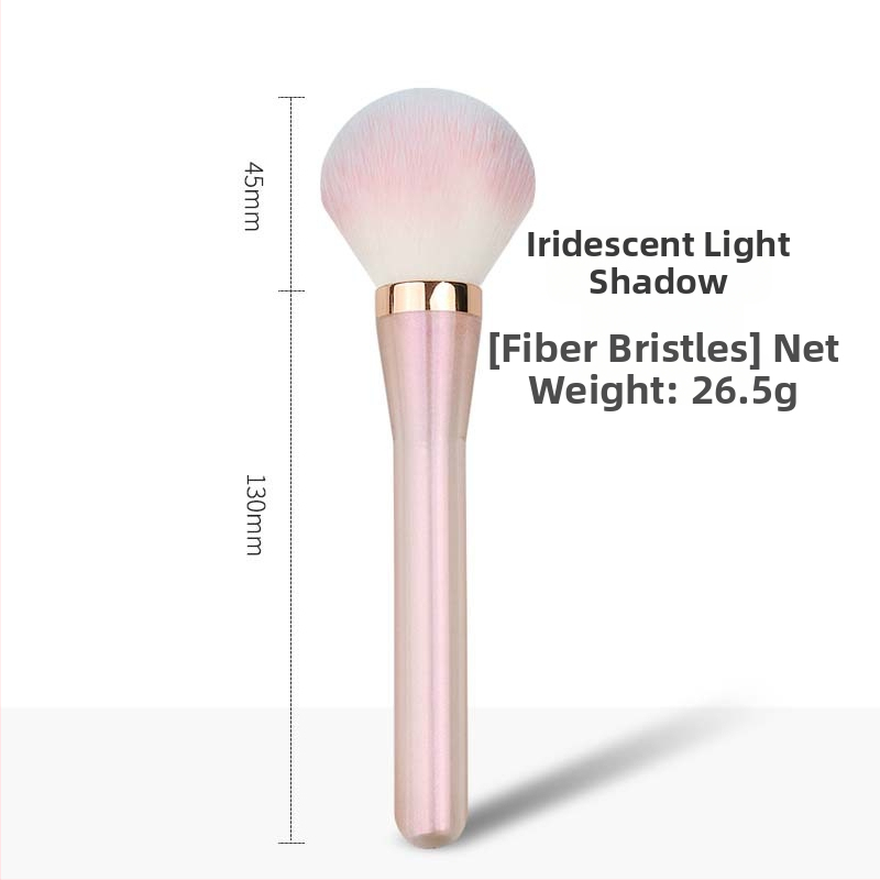 Βούρτσα πούδρας, μακριά λαβή, συνθετικές τρίχες, πλαστική λαβή, συνολικό μήκος 175 mm