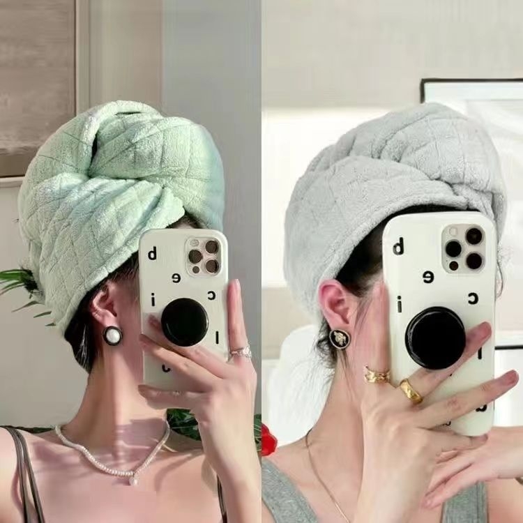 Καπέλο στέγνωσης μαλλιών με γρήγορο στέγνωμα και παχύτερη απορροφητικότητα, πολυεστερική ίνα, 200 g ή περισσότερα, 60 νήματα