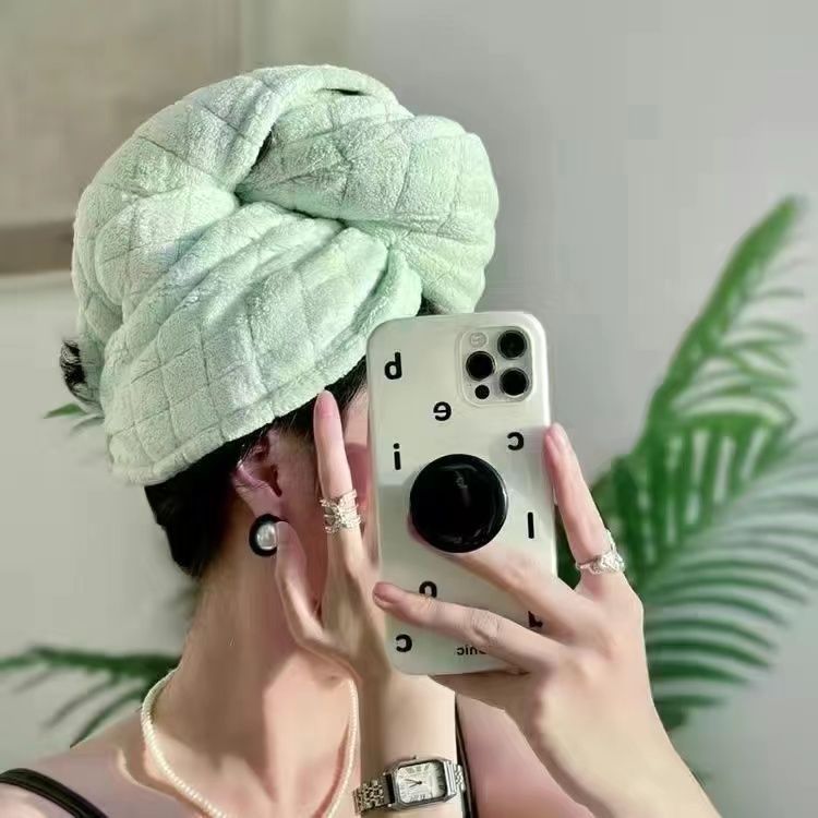 Καπέλο στέγνωσης μαλλιών με γρήγορο στέγνωμα και παχύτερη απορροφητικότητα, πολυεστερική ίνα, 200 g ή περισσότερα, 60 νήματα